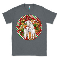 Charcoal Heather christmas goat family ornament Classic Tee - Artiststas
