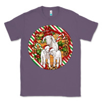 Lavender christmas goat family ornament Classic Tee - Artiststas