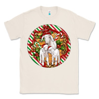 Natural christmas goat family ornament Classic Tee - Artiststas