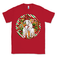 Christmas Goat Family Ornament Classic Tee | Teevron