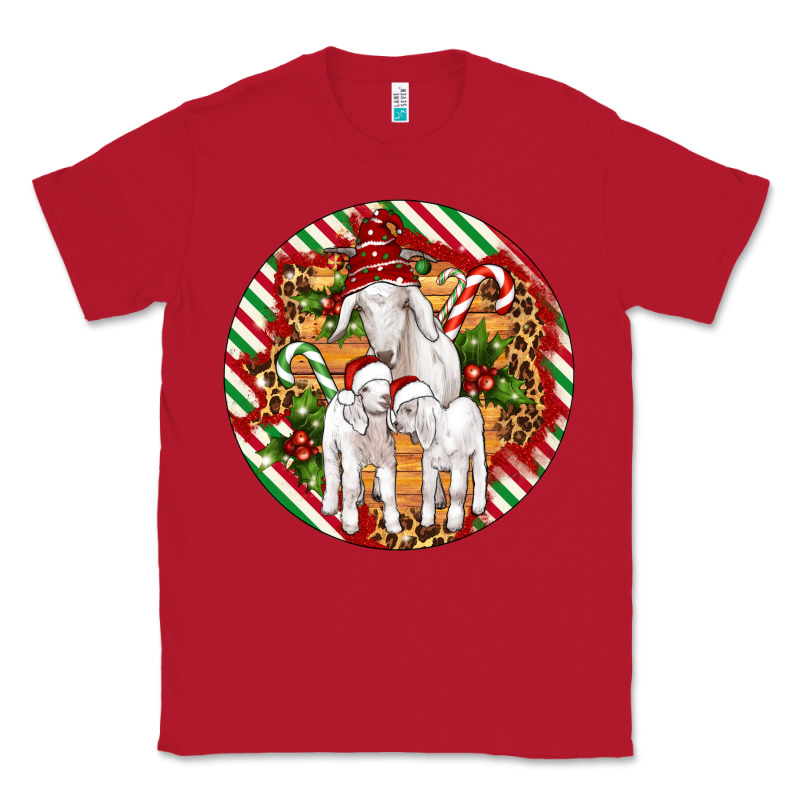 Christmas Goat Family Ornament Classic Tee by Artiststas | Teevron