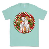Seafoam christmas goat family ornament Classic Tee - Artiststas