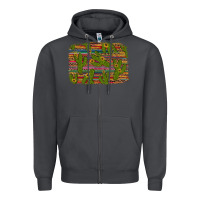 Smoke cinco de mayo sunflower and cactus background Zipper Hoodie - Artiststas