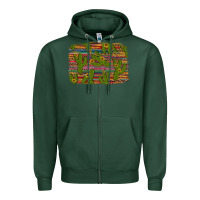 Sports Green cinco de mayo sunflower and cactus background Zipper Hoodie - Artiststas