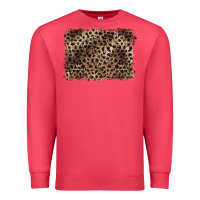 Cardinal handdrawn leopard pattern brown Premium Sweatshirt - BarkalooDesign