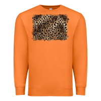 Carrot handdrawn leopard pattern brown Premium Sweatshirt - BarkalooDesign