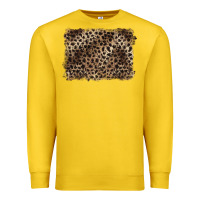 Lemon handdrawn leopard pattern brown Premium Sweatshirt - BarkalooDesign