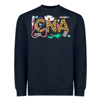 Navy Western Certified Nursing Assistant Heavyweight Sweatshirt - LillyAllenDesigns