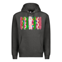 Charcoal Heather summer brushstrokes Premium Hoodie - CowhideDigitalArt