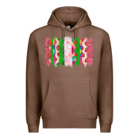 Chestnut summer brushstrokes Premium Hoodie - CowhideDigitalArt