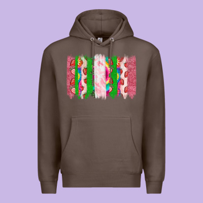 Summer Brushstrokes Premium Hoodie Designed By Cowhidedigitalart