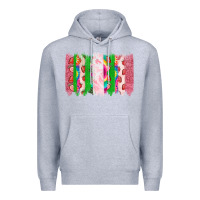 Heather Grey summer brushstrokes Premium Hoodie - CowhideDigitalArt