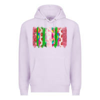 Lilac summer brushstrokes Premium Hoodie - CowhideDigitalArt