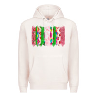 Pale Pink summer brushstrokes Premium Hoodie - CowhideDigitalArt