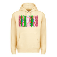 Pina Colada summer brushstrokes Premium Hoodie - CowhideDigitalArt