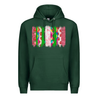 Sports Green summer brushstrokes Premium Hoodie - CowhideDigitalArt