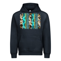 Navy gemstone sunflower cowhide brushstroke Urban Hoodie - AdoDesignShop