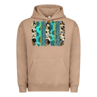 Pigment Burro gemstone sunflower cowhide brushstroke Urban Hoodie - AdoDesignShop