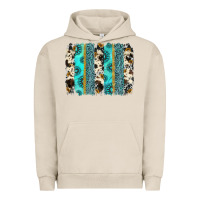 Pigment French Oak gemstone sunflower cowhide brushstroke Urban Hoodie - AdoDesignShop
