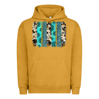 Pigment Peanut Butter gemstone sunflower cowhide brushstroke Urban Hoodie - AdoDesignShop