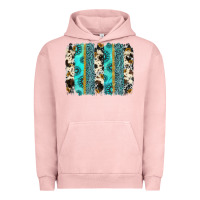 Pigment Salmon gemstone sunflower cowhide brushstroke Urban Hoodie - AdoDesignShop