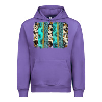 Tulip gemstone sunflower cowhide brushstroke Urban Hoodie - AdoDesignShop