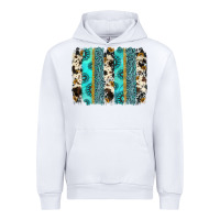 White gemstone sunflower cowhide brushstroke Urban Hoodie - AdoDesignShop