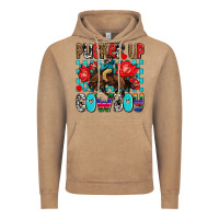 Vintage Coffee pucker up cowboy olivia Vintage Hoodie - OliviaCreatesArt