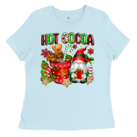 Baby Blue hot cocoa Ladies Tee - texasbilliewilder