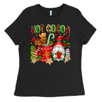 Black hot cocoa Ladies Tee - texasbilliewilder