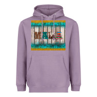Lavender western turquoise mama Heavyweight Hoodie - BarkalooDesign