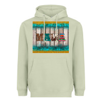 Matcha western turquoise mama Heavyweight Hoodie - BarkalooDesign