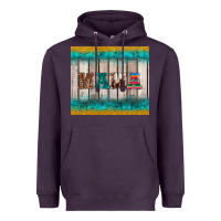 Plum western turquoise mama Heavyweight Hoodie - BarkalooDesign