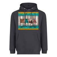 Smoke western turquoise mama Heavyweight Hoodie - BarkalooDesign