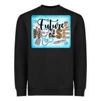 Black Western Future Nurse Heavyweight Sweatshirt - LillyAllenDesigns