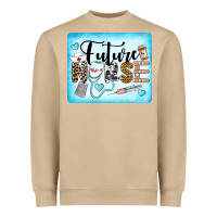Mushroom Western Future Nurse Heavyweight Sweatshirt - LillyAllenDesigns