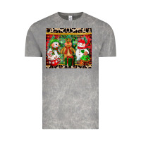 Cloud Rock christmas snowman polar bear reindeer Vintage Tee - CowGirlArtShop
