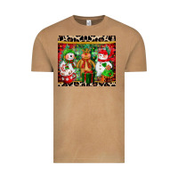 Vintage Camel christmas snowman polar bear reindeer Vintage Tee - CowGirlArtShop