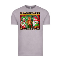 Vintage Zinc christmas snowman polar bear reindeer Vintage Tee - CowGirlArtShop