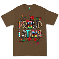 Cacao Proud Latina Premium Tee - texasbilliewilder