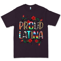 Plum Proud Latina Premium Tee - texasbilliewilder