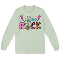 Matcha you rock valentine's day olivia Long Sleeve Tee - OliviaCreatesArt