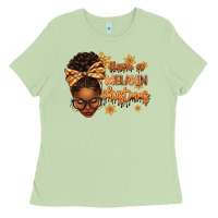Matcha Have a melanin Christmas afro woman Ladies Tee - texasbilliewilder