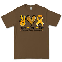 Cacao peace love cure childhood cancer Premium Tee - Jasminsmagicworld