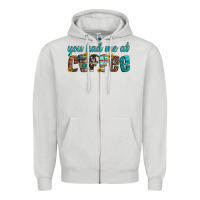 Dove Grey you had me at coffee Zipper Hoodie - Artiststas