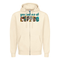 Sandshell you had me at coffee Zipper Hoodie - Artiststas