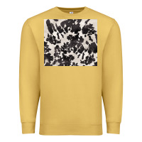 Antique Gold black and white cowhide tumbler Premium Sweatshirt - BarkalooDesign