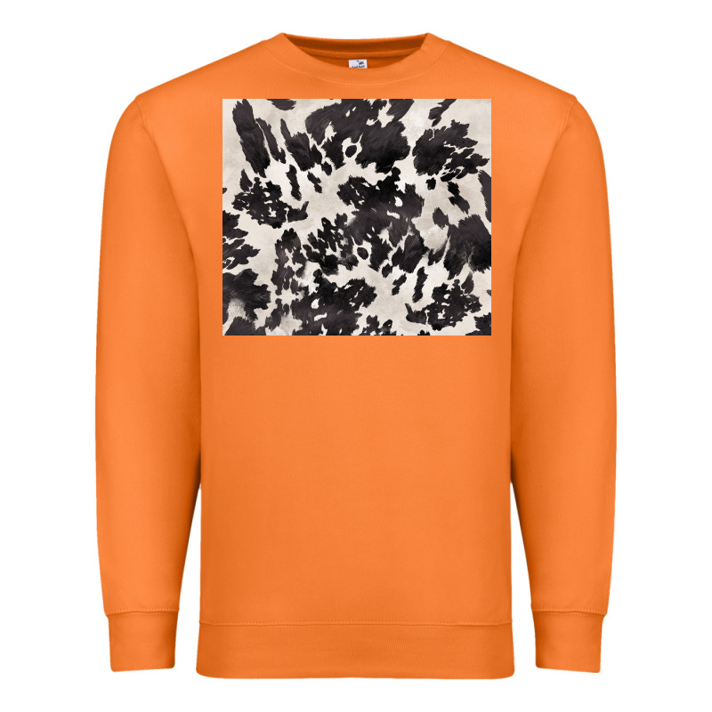 Black And White Cowhide Tumbler Premium Sweatshirt by BarkalooDesign | Teevron