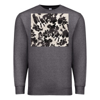 Charcoal Heather black and white cowhide tumbler Premium Sweatshirt - BarkalooDesign