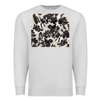 Dove Grey black and white cowhide tumbler Premium Sweatshirt - BarkalooDesign